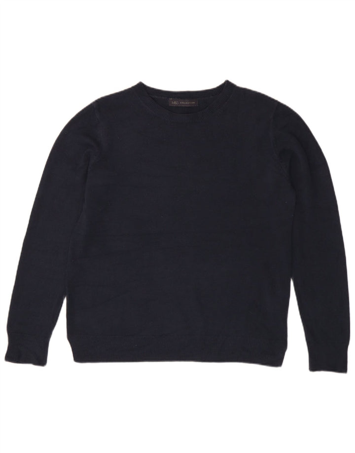 Marks & Spencer Dame sweater med rund hals DK 14 Stor marineblå