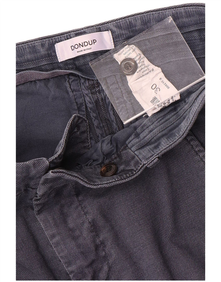 Dondup Herre Slim Chino Bukser W30 L32 Blå Bomuld