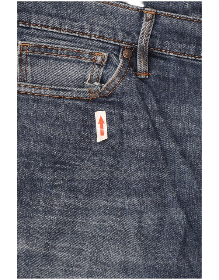 Marks & Spencer Herre Blue Harbor Straight Jeans W40 L33 Blå Bomuld