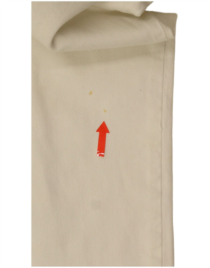 Roy Rogers Dame Skinny Jeans IT 43 Medium W29 L34 Hvid Bomuld
