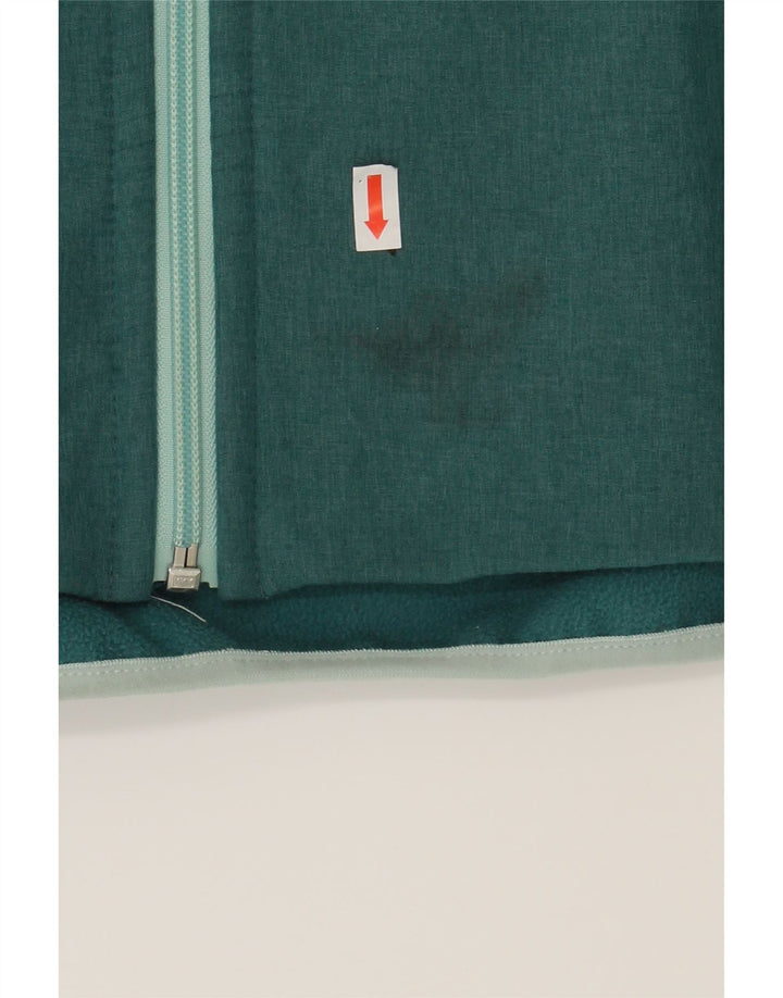 JACK WOLFSKIN Womens Hooded Windbreaker Jacket UK 18 XL Green Polyester Vintage Jack Wolfskin and Second-Hand Jack Wolfskin from Messina Hembry 