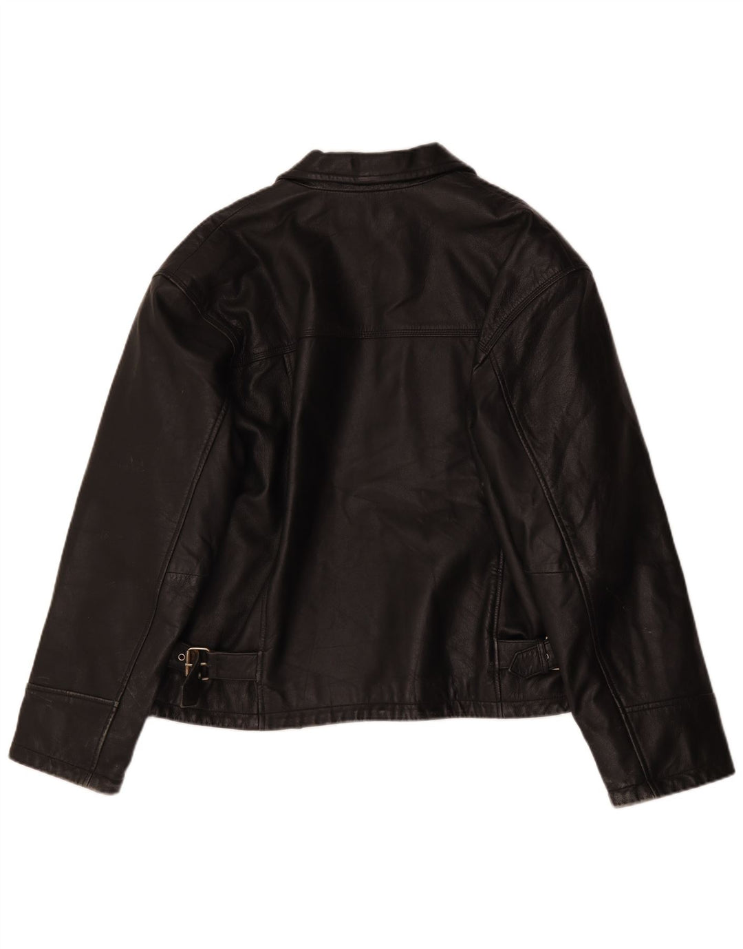 Vintage herre læderjakke IT 54 XL Sort