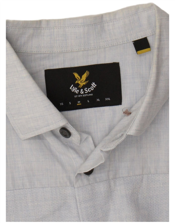 LYLE & SCOTT Herreskjorte Medium Blå Stribet