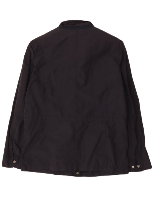 Geox Herre Respira Utility Jacket UK 42 XL Navy Blue Cotton