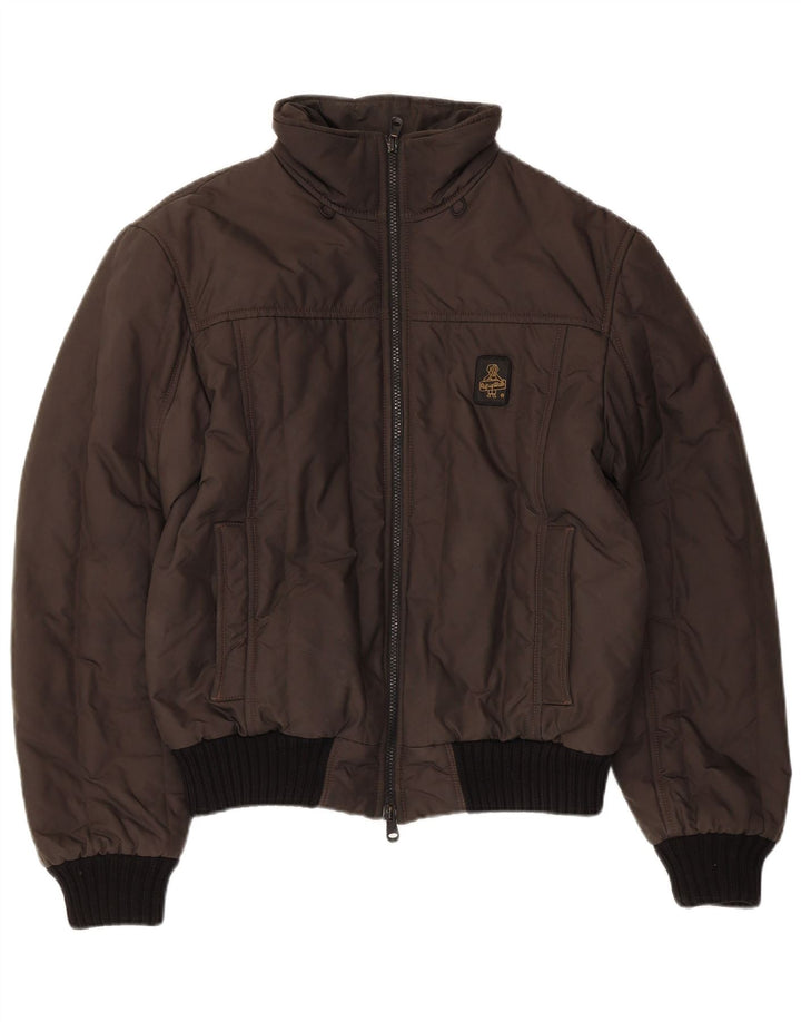 Refrigiwear Herre Liner Bomber Jacket UK 40 Stor Brun Nylon