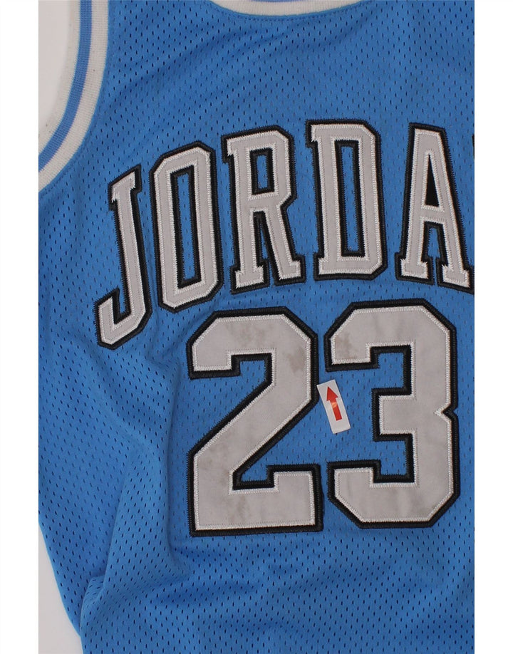 Jordan Boys Michael Jordan Grafisk Jersey Top 8-9 År Blå Polyester