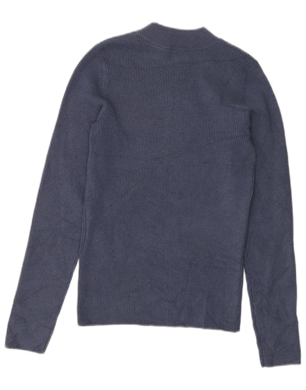LEVI'S Dame sweater med rund hals DK 8 Lille marineblå akryl