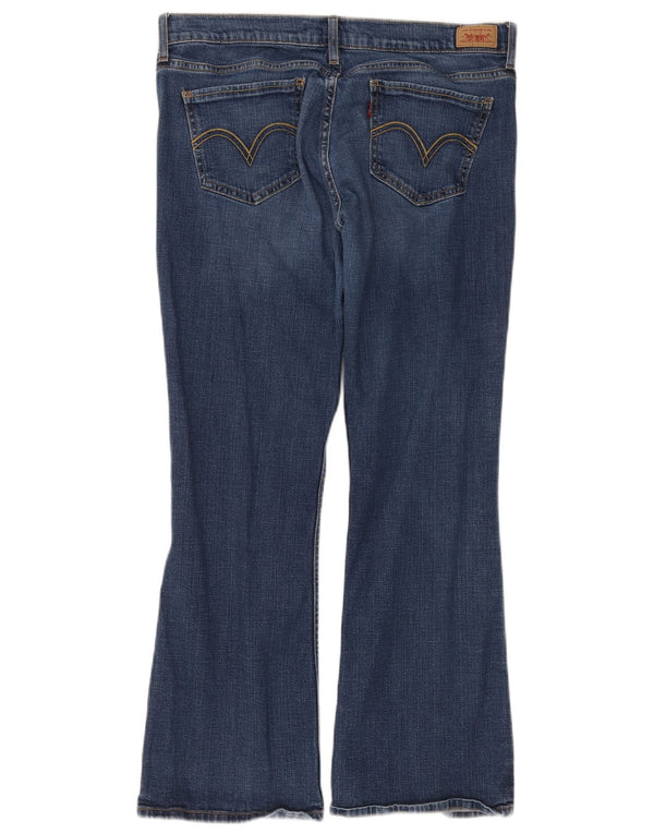 Levi's Womens 524 Too Superlow Bootcut Jeans Størrelse 13 Large W34 L28 Blå
