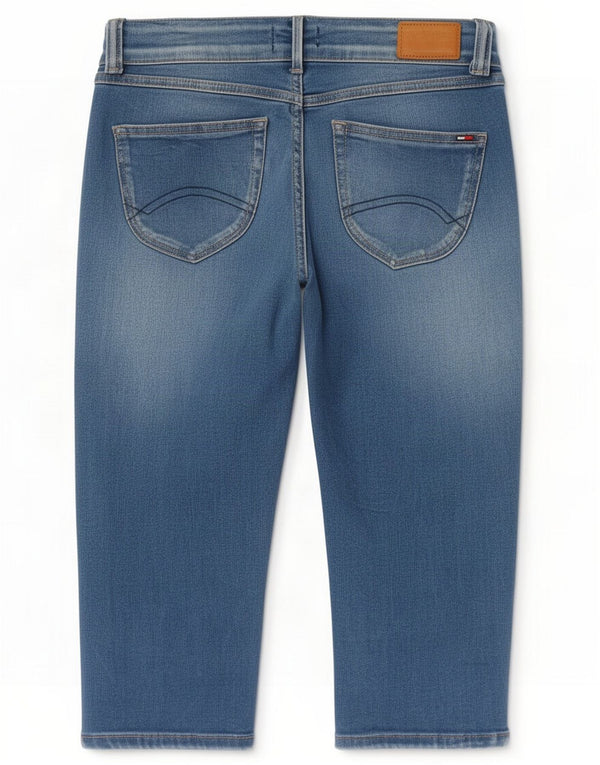 Tommy Hilfiger Womens Capri Jeans W27 L17 Blue Cotton