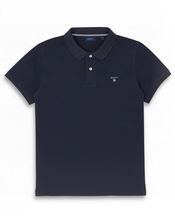 Gant Polo Shirt til mænd Stor marineblå bomuld