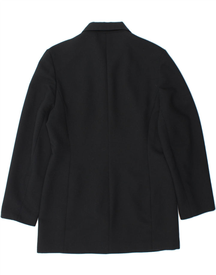 DOROTHY PERKINS Womens Longline 7 button Blazer Jacket UK 12 Medium  Black Vintage Dorothy Perkins and Second-Hand Dorothy Perkins from Messina Hembry 