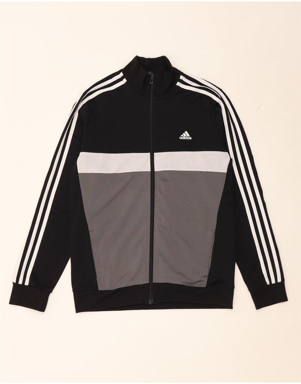 Adidas Boys Aeroready Tracksuit Topjakke 13-14 år Sort Colourblock