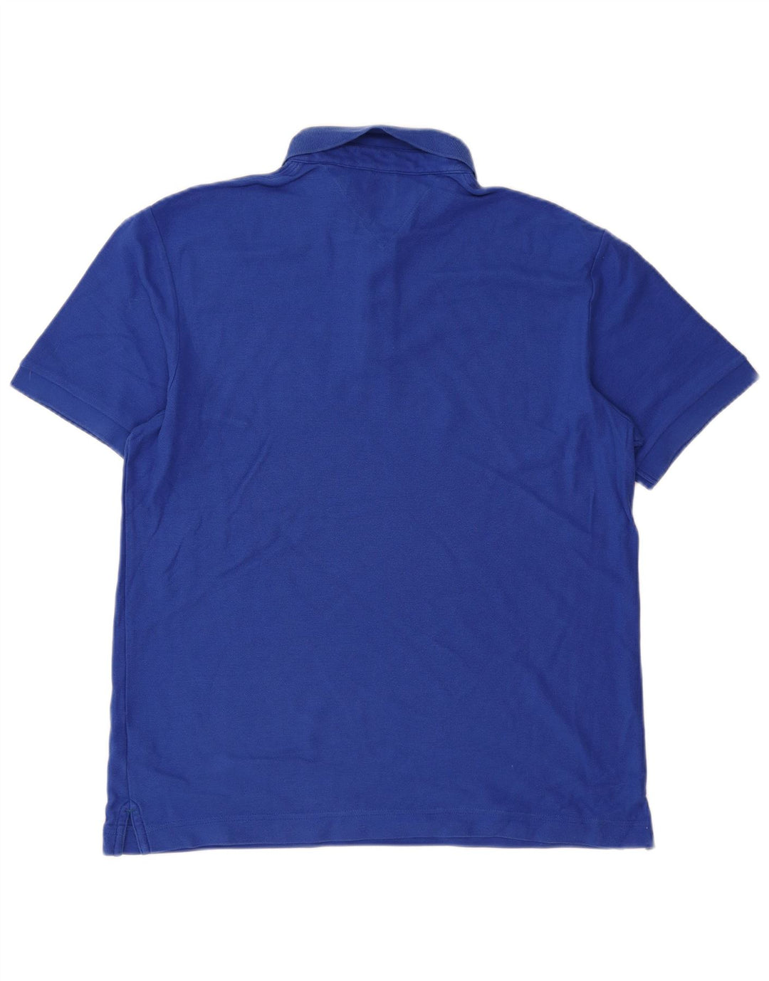 TOMMY HILFIGER Mens Polo Shirt Large Blue Cotton