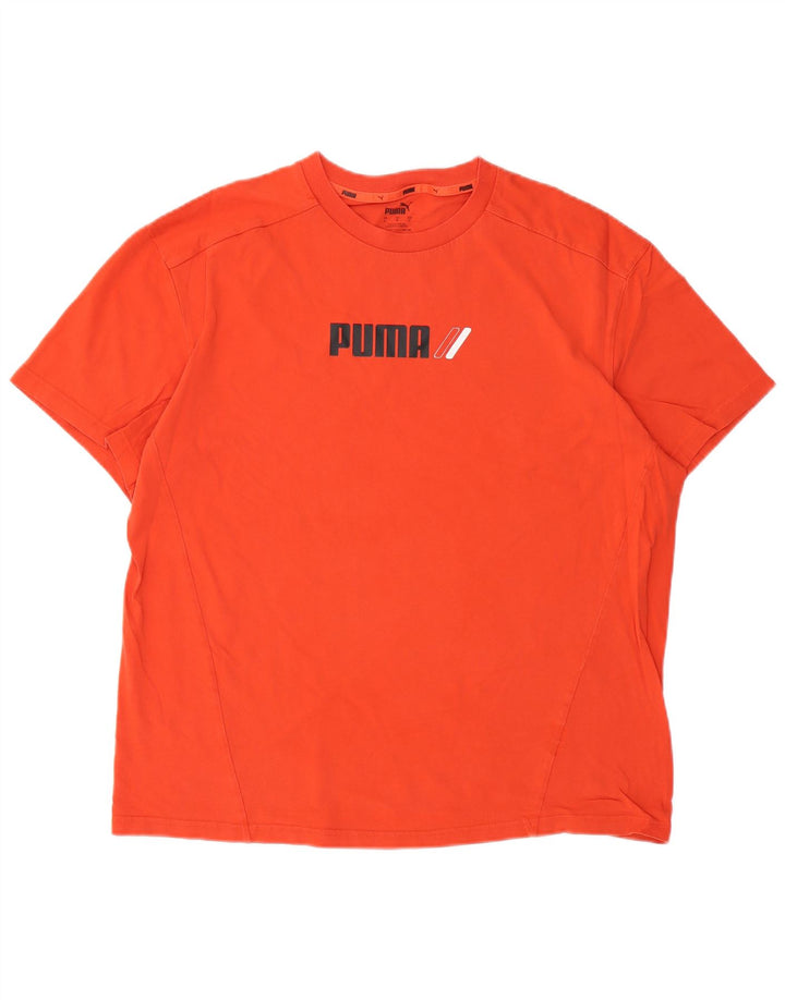 PUMA Herre grafisk T-shirt Top Stor Orange