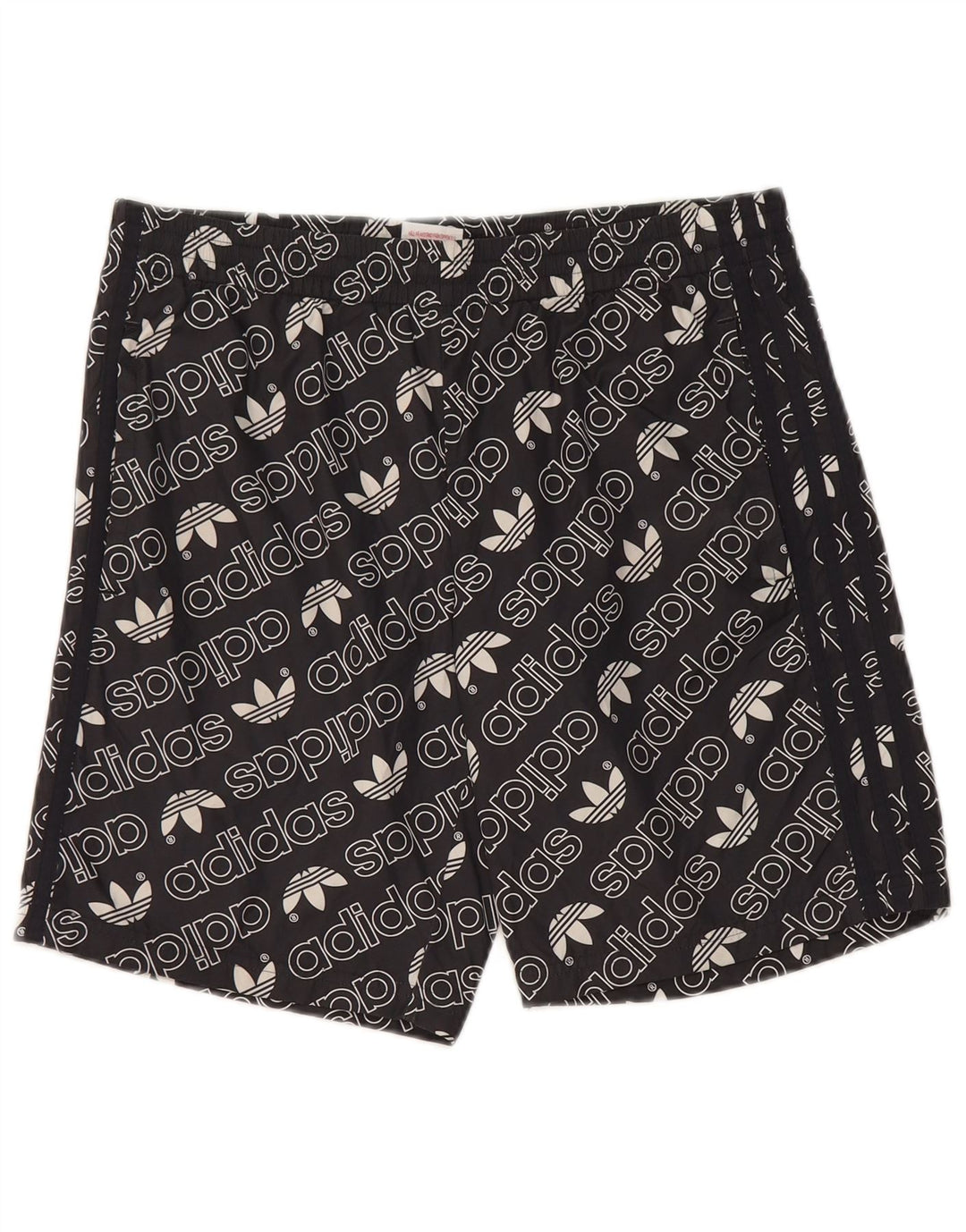 Adidas drenge grafiske sportsshorts 15-16 år sort polyester