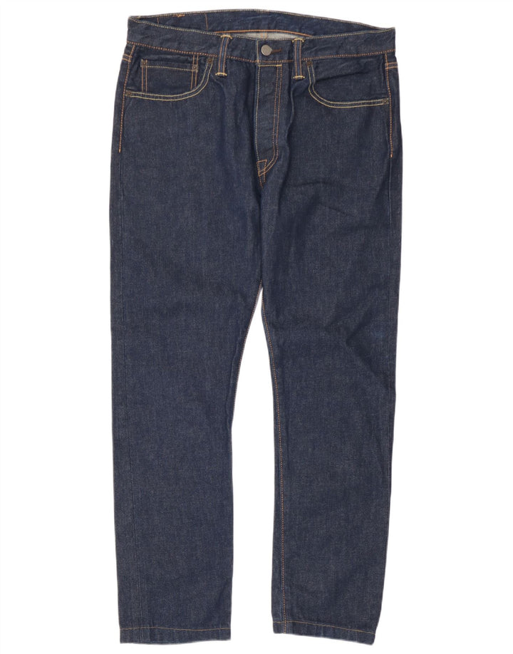 Levi's Herre 501 lige jeans W33 L27 blå bomuld