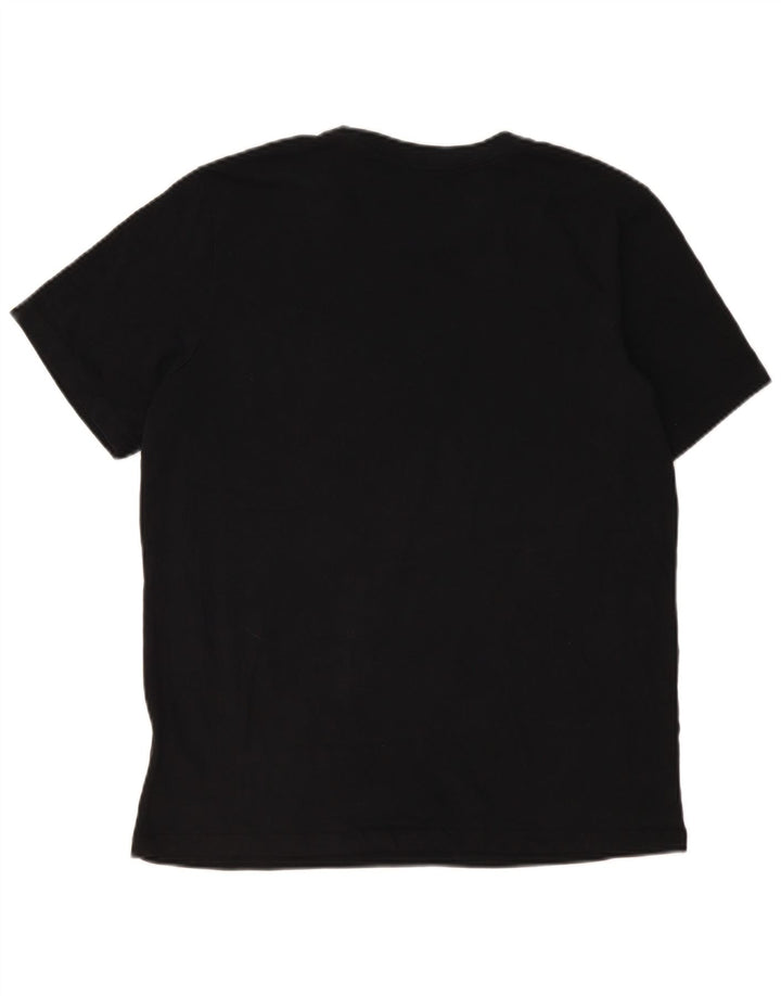 Nike Herre Dri Fit T-Shirt Top Stor Sort Bomuld