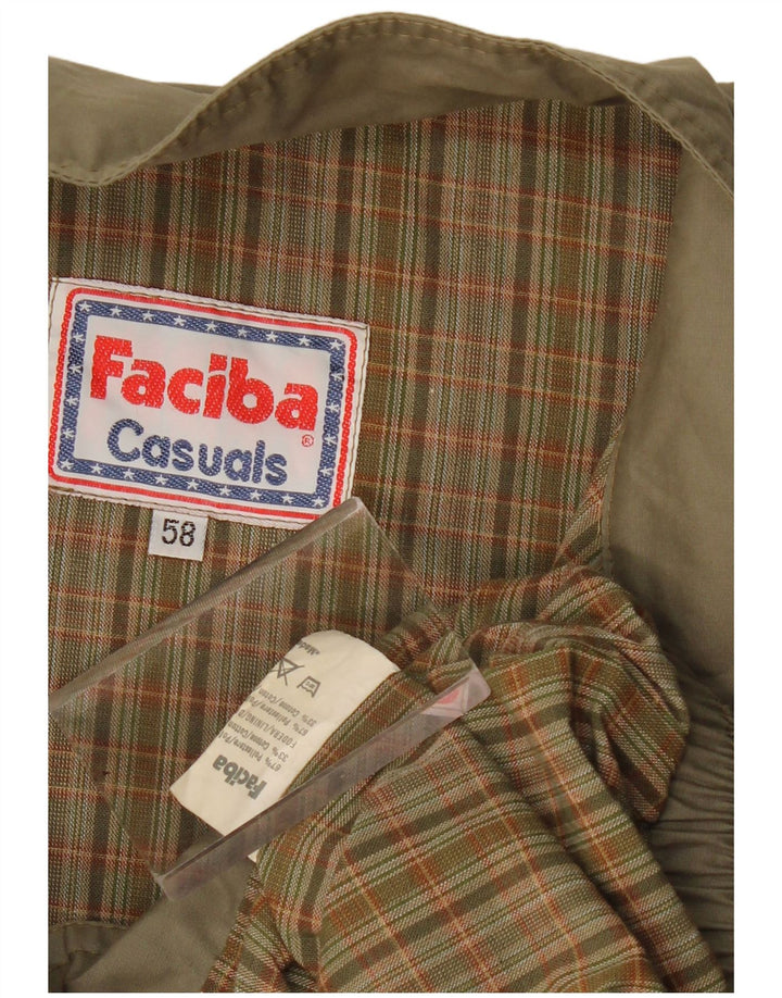 FACIBA Bomberjakke til mænd IT 58 4XL Khaki Polyester