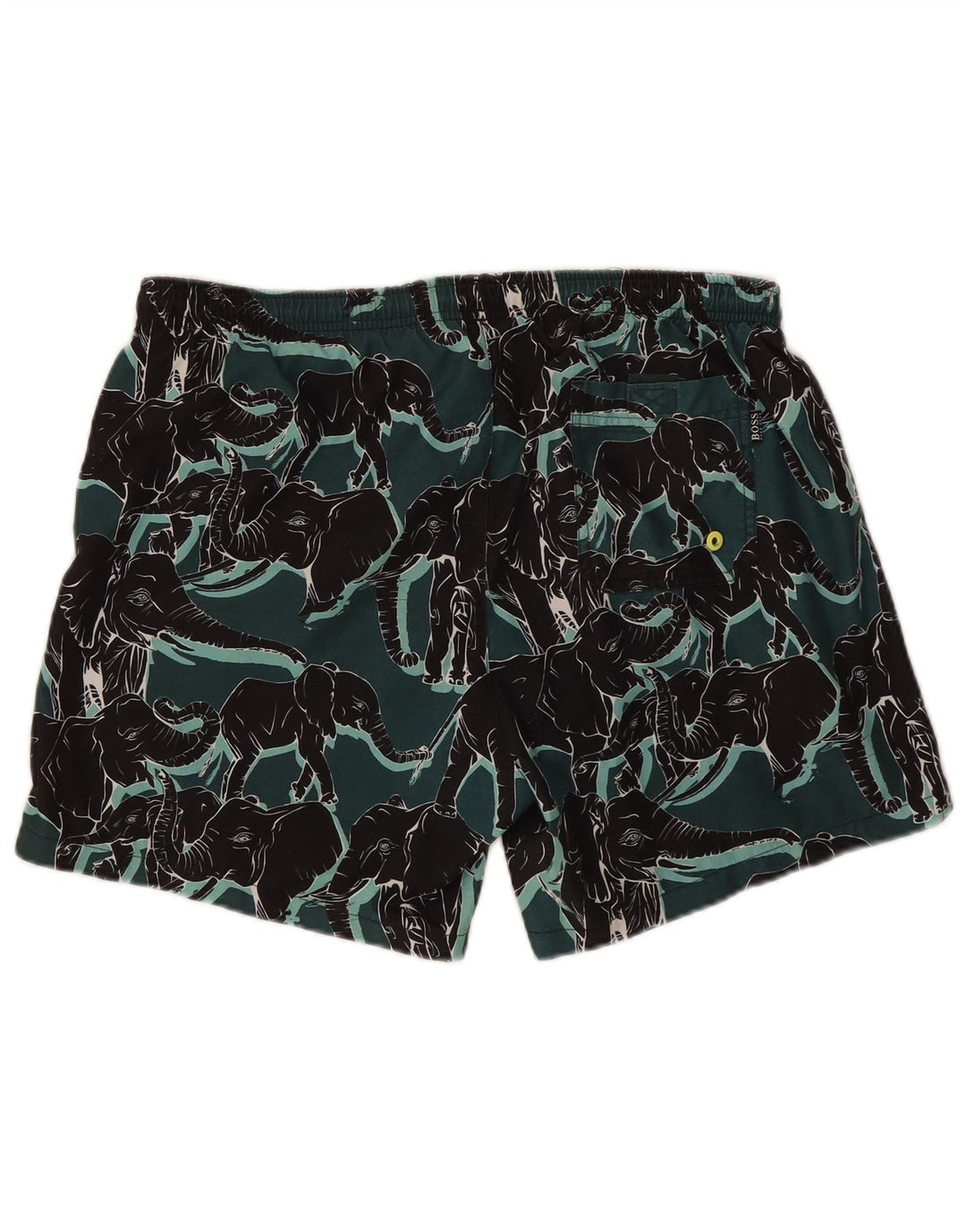 Hugo Boss Badeshorts til mænd Medium Green Animal Print