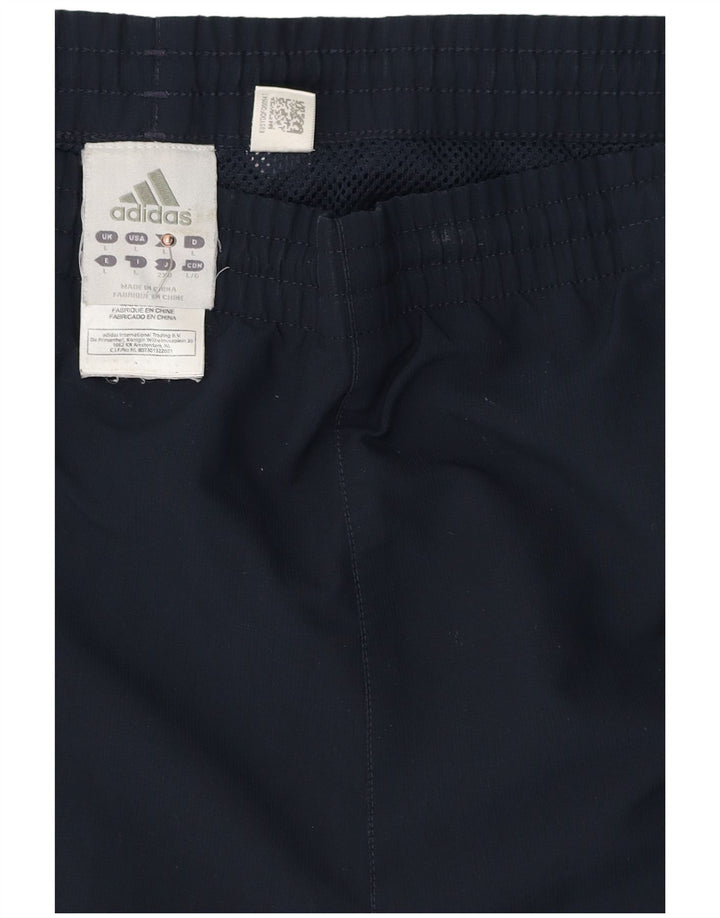 Adidas Herre Climacool Sports Shorts Large Navy Blue Colourblock Polyester