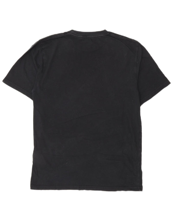 Vans Dame Custom Fit Grafisk T-Shirt Top XL Sort Bomuld