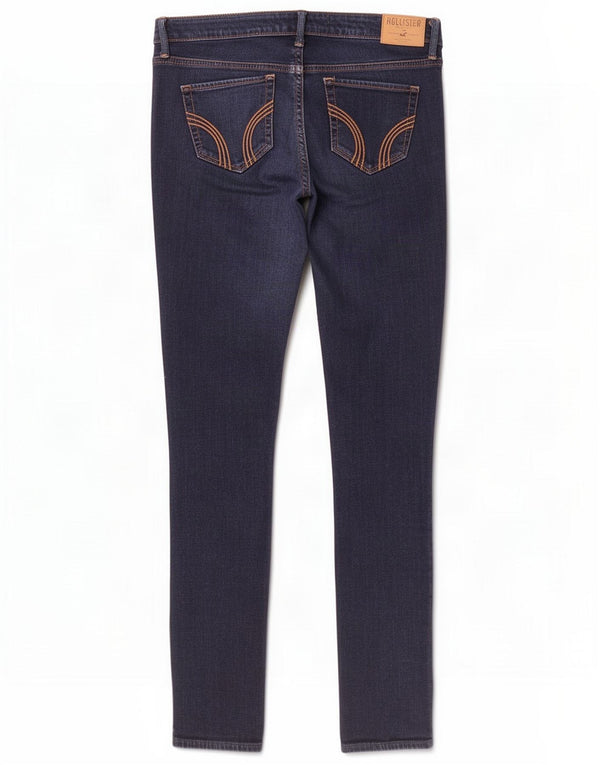 Hollister Dame Skinny Jeans US 5 Small W27 L31 Navy Blue