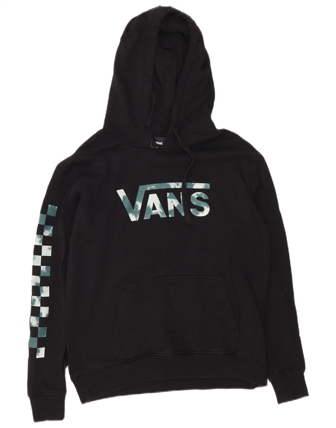 Vans Grafisk hættetrøje til mænd mellem sort bomuld