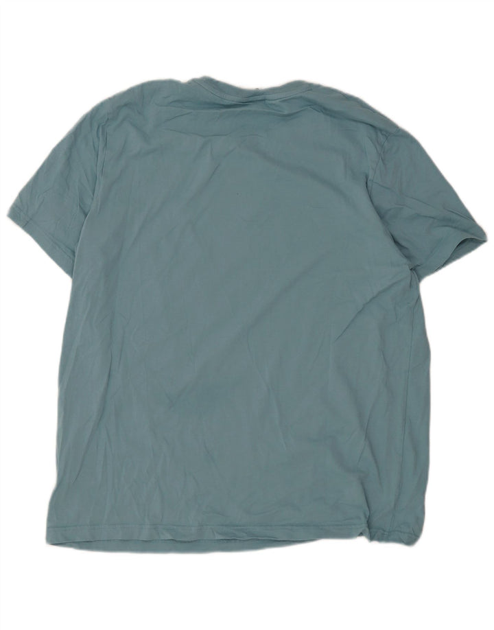 Nike grafisk T-shirt top til mænd 2XL blå bomuld