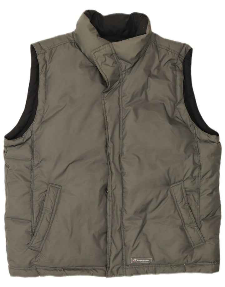 Champion Herre Vendbar Polstret Gilet UK 42 XL Grå