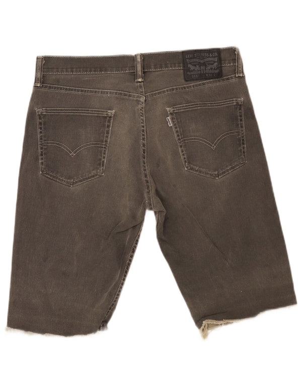 Levi's denimshorts til mænd W34 Large Grå Bomuld