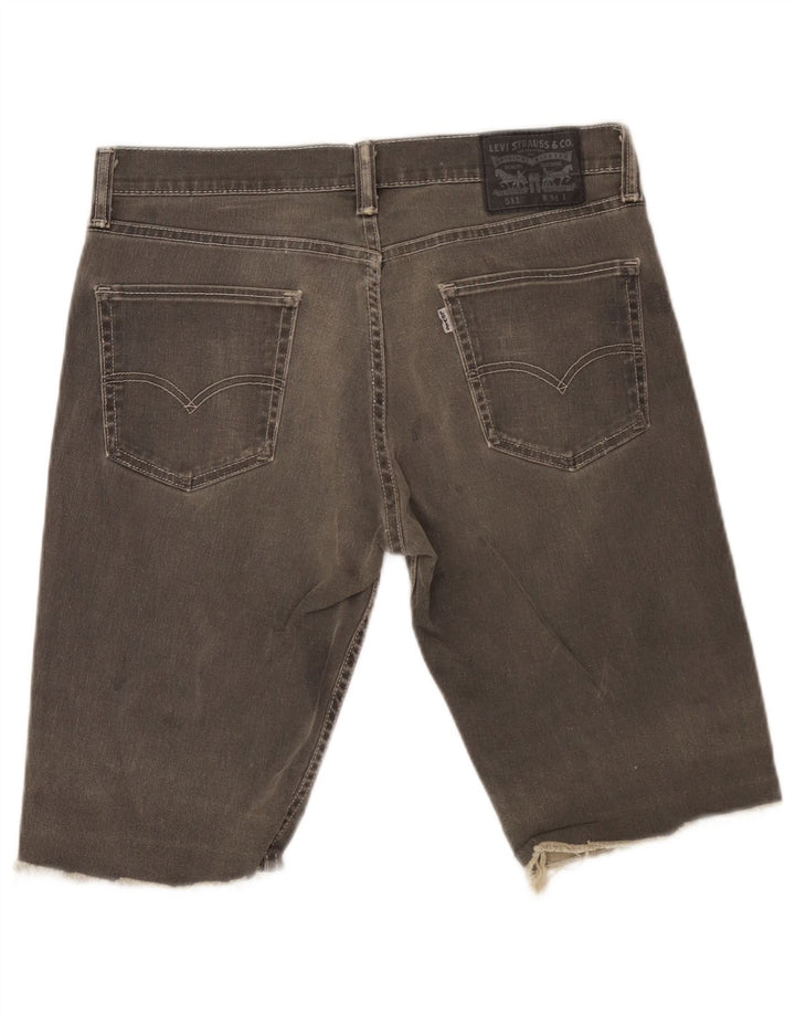 Levi's denimshorts til mænd W34 Large Grå Bomuld