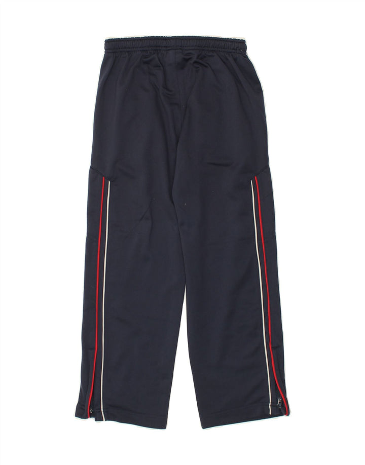 REEBOK Girls Tracksuit Trousers 7-8 Years Navy Blue | Vintage Reebok | Thrift | Second-Hand Reebok | Used Clothing | Messina Hembry 