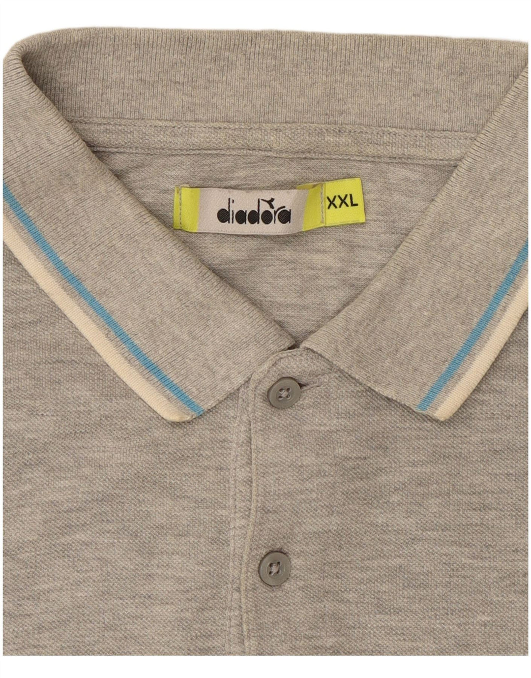 Diadora herre poloshirt 2XL Grå