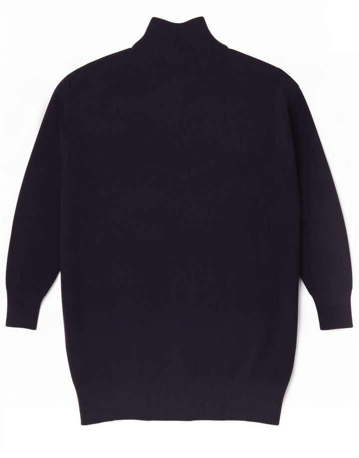 Marks & Spencer Dame Oversized Jumper Dress UK 14 Medium Navy Blue
