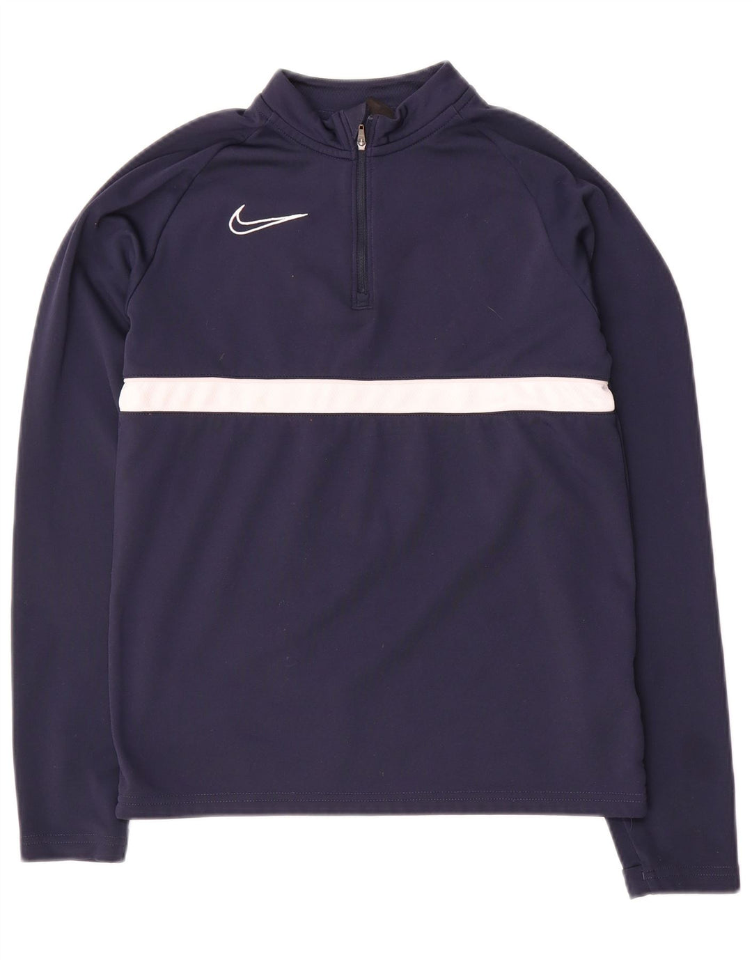 Nike Boys Dri Fit Pullover Træningsdragt Top 12-13 år Stor Marineblå