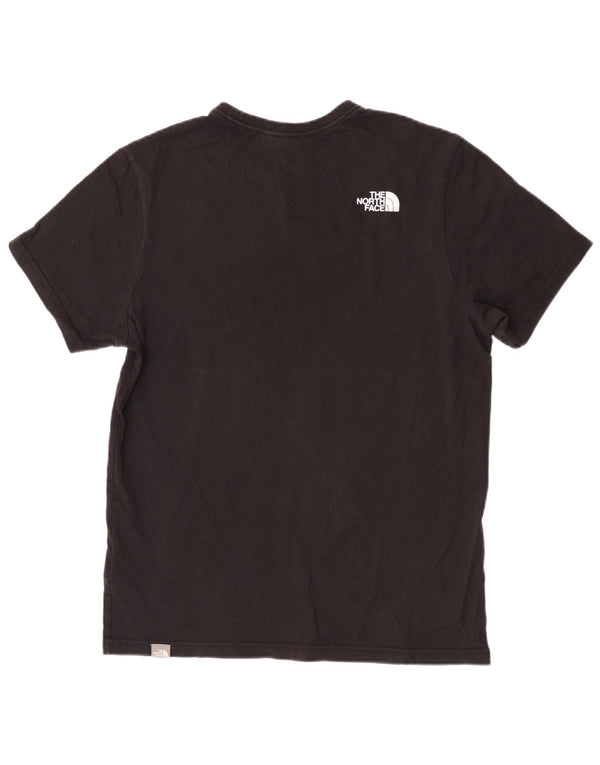 The North Face Herre grafisk T-shirt Top Medium Sort Bomuld Sports