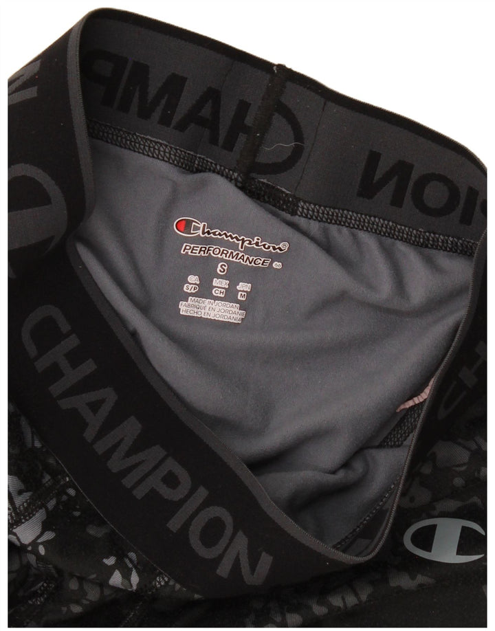 Champion Herre Performance Graphic Leggings Small Grey Camouflage