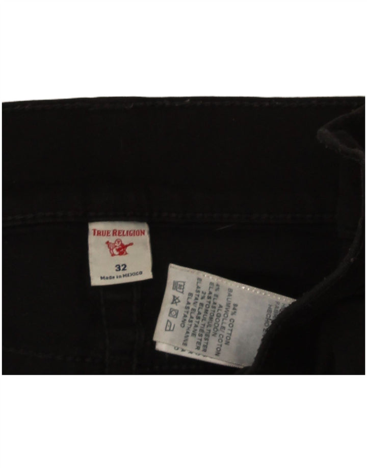 True Religion Herre Slim Jeans W32 L32 Sort Bomuld