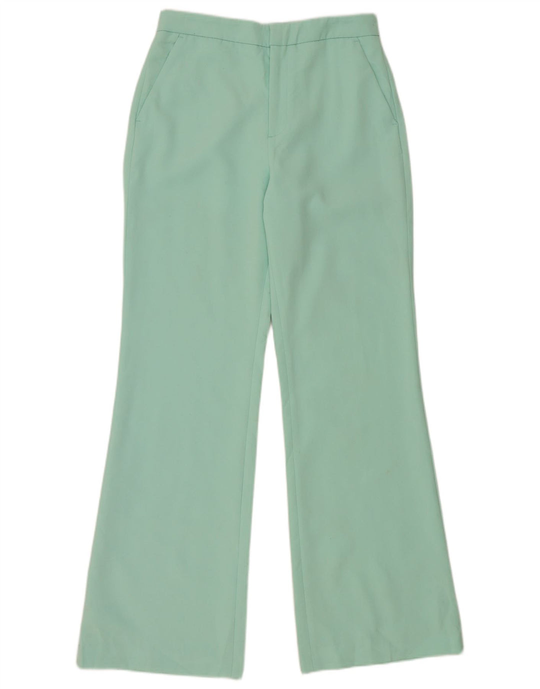 Zara Dame Bootcut Casual Bukser Små W26 L31 Grøn