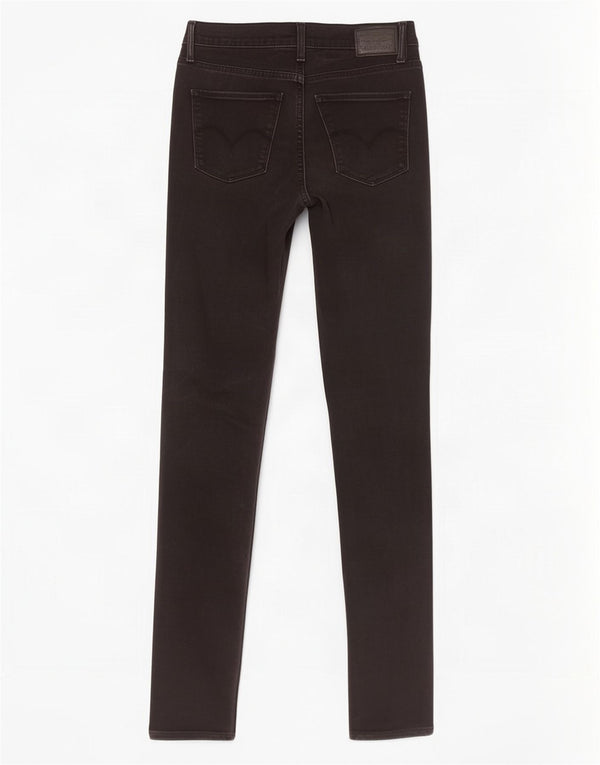 Levi's Womens Slimming Fit Super Skinny Jeans W28 L33 Sort Bomuld
