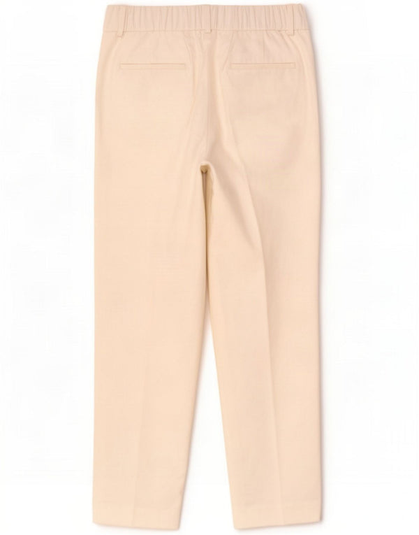 Massimo Dutti Womens Tapered Chino-bukser EU 42 Large W32 L27 Off White