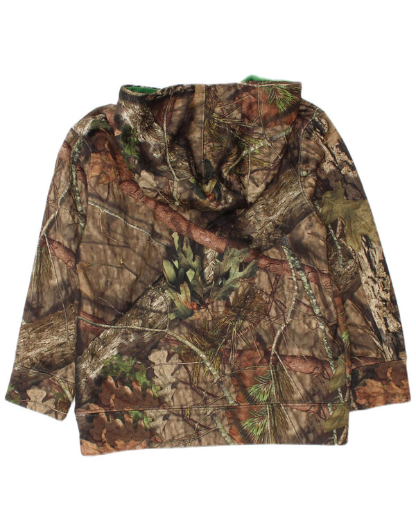 John Deere drenge grafisk hættetrøje 4-5 år Khaki Camouflage Polyester