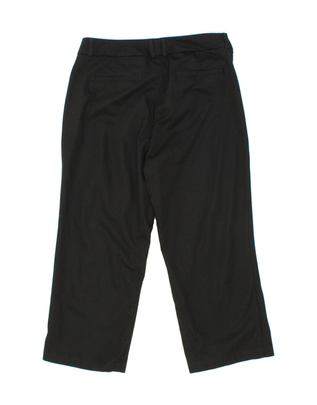 DOCKERS Womens Straight Capri Trousers US 10 Medium W32 L22 Black Cotton Vintage Dockers and Second-Hand Dockers from Messina Hembry 