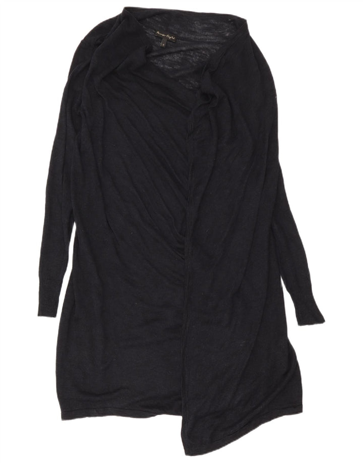 Phase Eight Womens Longline Open Cardigan Sweater UK 12 Medium Navy Blue