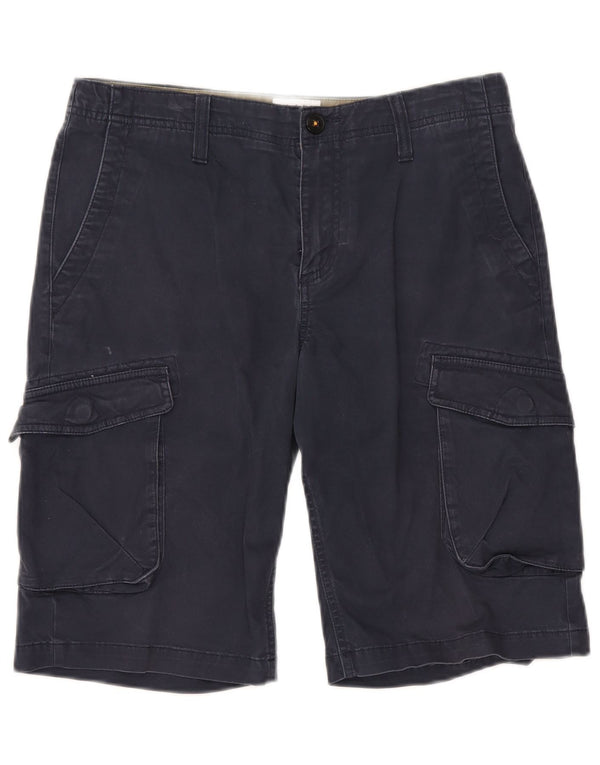 Timberland Herre Cargo Shorts W30 Medium Marineblå Bomuld