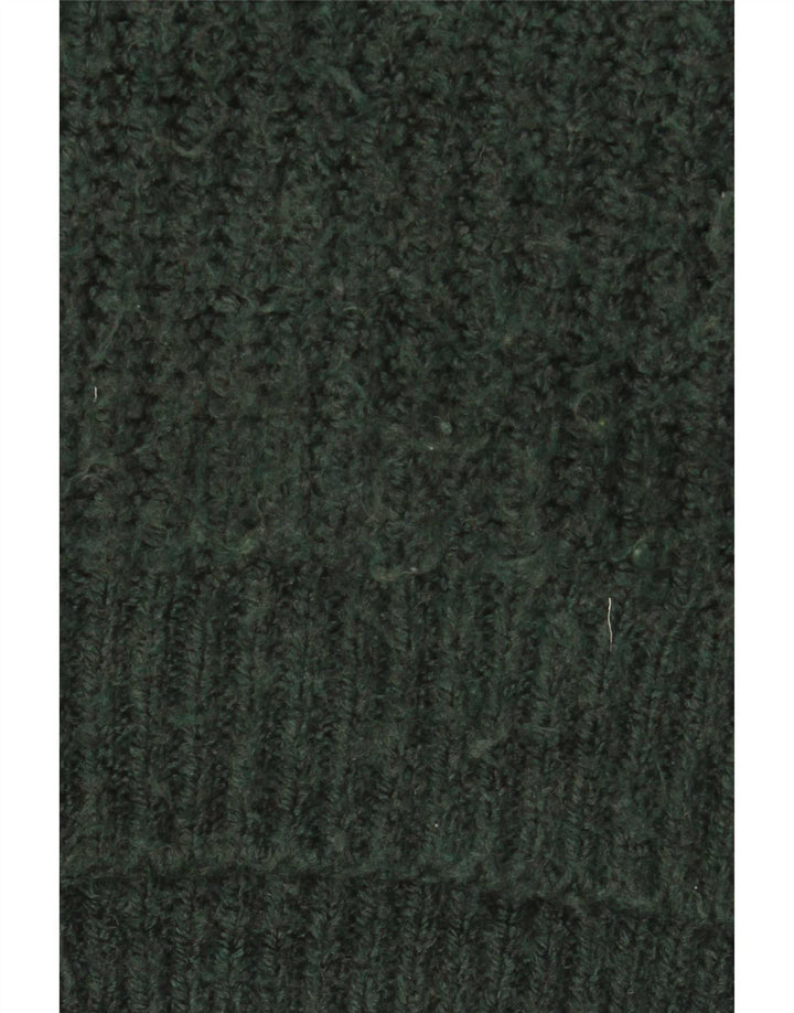 Marks & Spencer Dame Turtle Neck Jumper Sweater UK 14 Medium Green