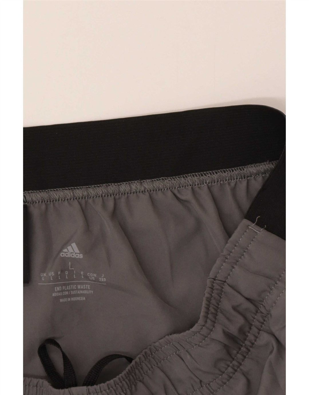 Adidas Aeroready Sportsshorts til mænd Large Grå Colourblock Polyester
