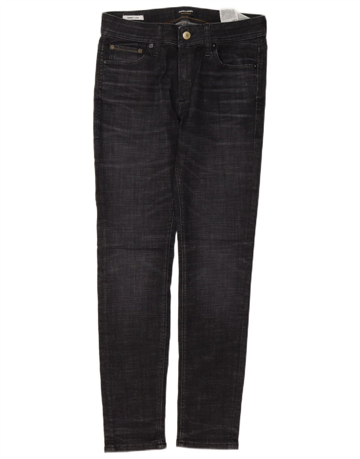 Jack & Jones Herre Liam Skinny Jeans W30 L30 Grå Bomuld