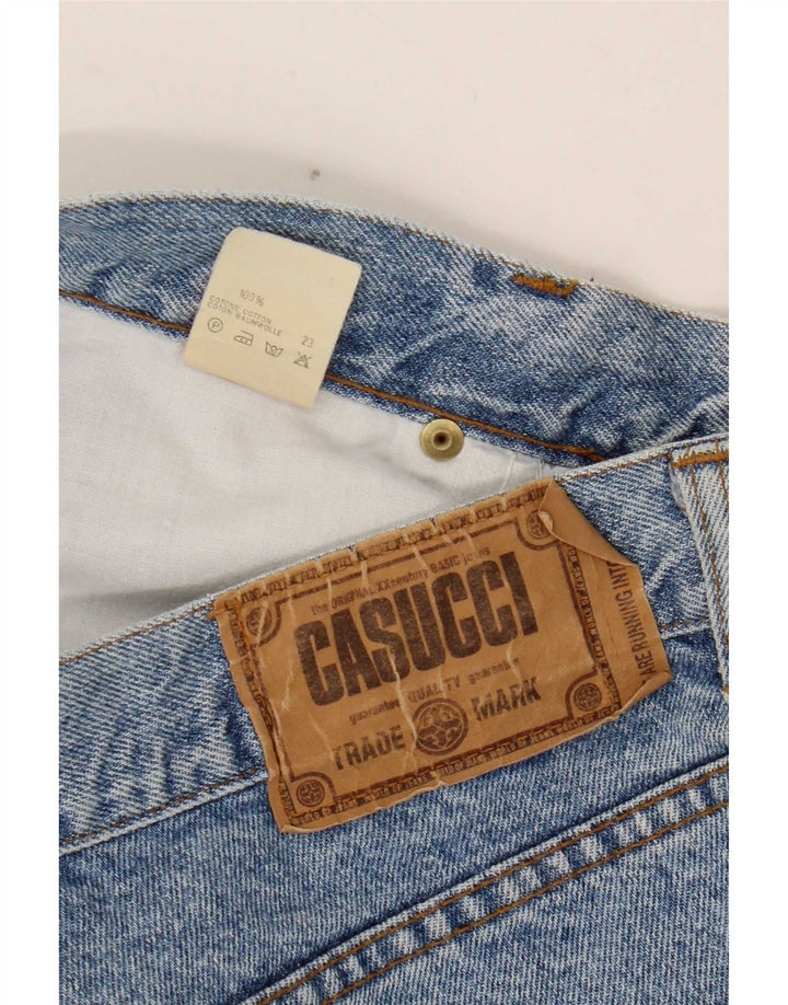 Casucci Straight Jeans til mænd W34 L30 blå bomuld