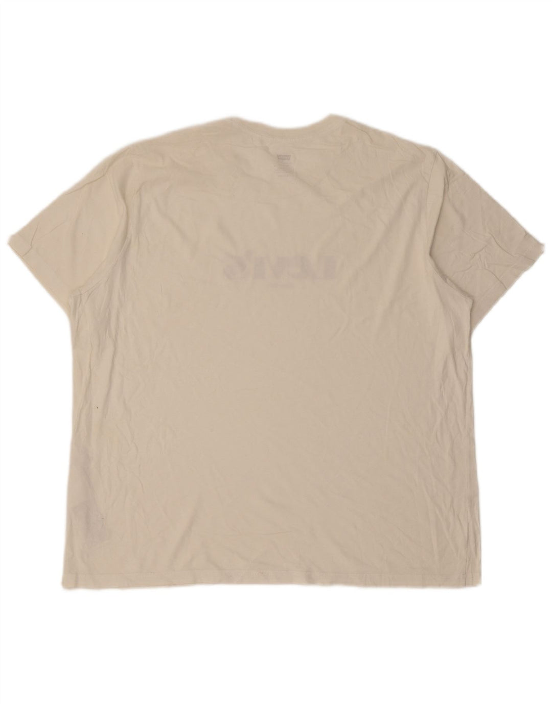 Levi's Herre afslappet grafisk T-shirt top XL hvid bomuld